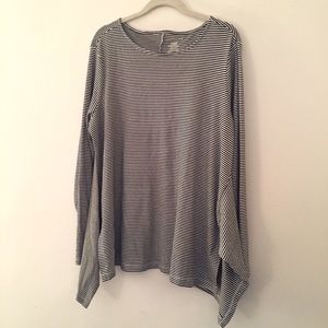 Striped tunic long sleeve XL